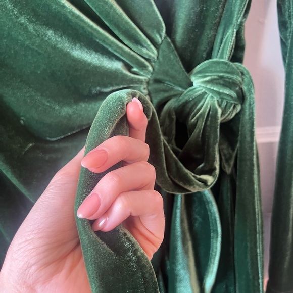 New! Gorgeous Bardot Velvet Long Sleeve Dress ($139 retail) size 4 NWT - Picture 8 of 10